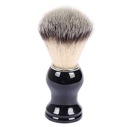 Shaving Brushes, JR 0.79inch Synthetic Nylon Brush Hair Knot with Pure Black ...