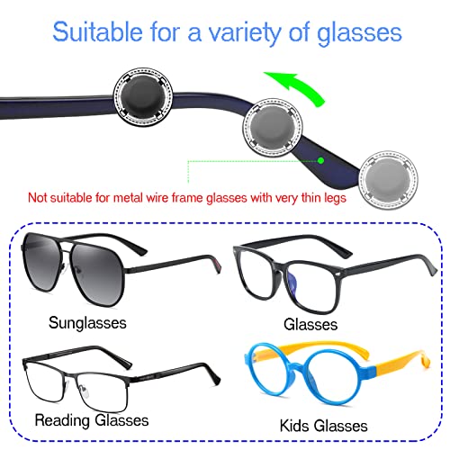 JIEYABI Mask Hooks for Glasses Ear Protectors Extenders/Ear Savers Eyeglass A...