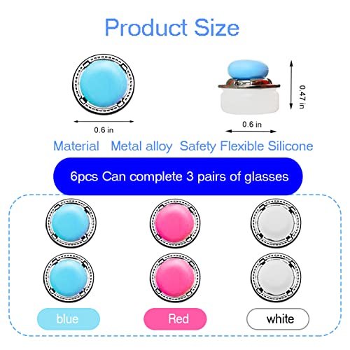 JIEYABI Mask Hooks for Glasses Ear Protectors Extenders/Ear Savers Eyeglass A...