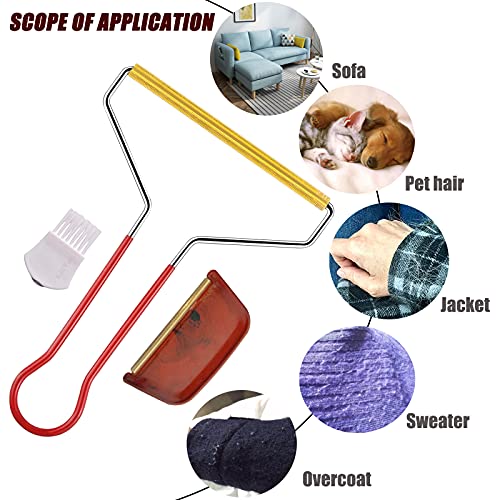 3 Pcs, Lint Brushes for Clothes, Lint Scraper, Carpet Scraper, Reusable Lint ...