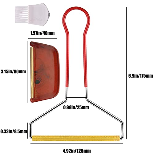 3 Pcs, Lint Brushes for Clothes, Lint Scraper, Carpet Scraper, Reusable Lint ...