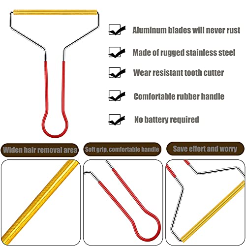 3 Pcs, Lint Brushes for Clothes, Lint Scraper, Carpet Scraper, Reusable Lint ...