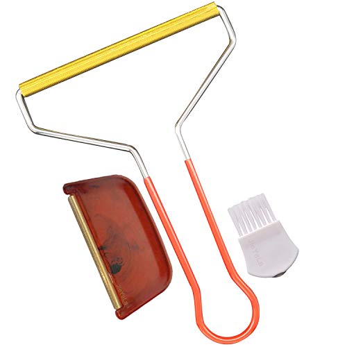 3 Pcs, Lint Brushes for Clothes, Lint Scraper, Carpet Scraper, Reusable Lint ...