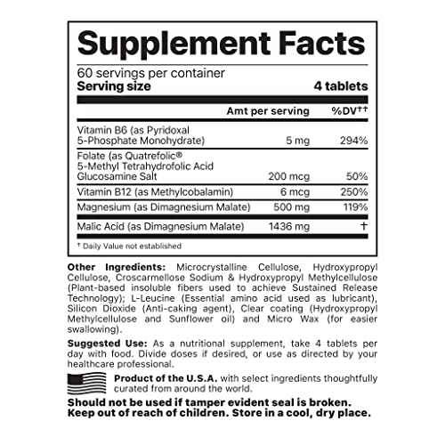 Jigsaw Health MagSRT Slow Release Magnesium Supplement with Active B-Vitamin,...