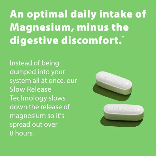 Jigsaw Health MagSRT Slow Release Magnesium Supplement with Active B-Vitamin,...