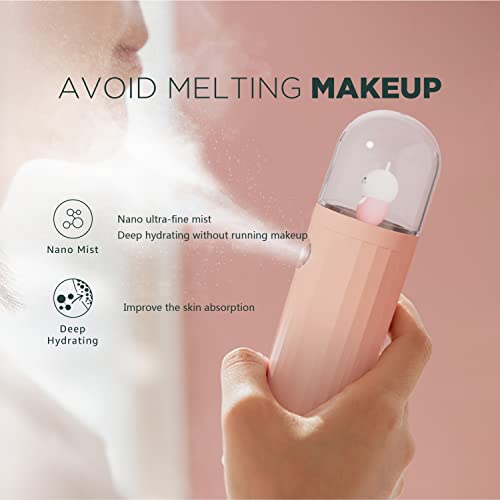 JIMISHA Nano Facial Mister Eyelash Extensions Mist Nebulizer Cool Mist Atomiz...