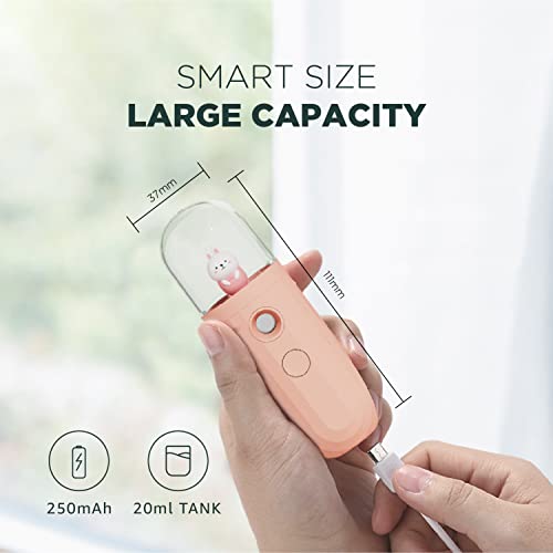 JIMISHA Nano Facial Mister Eyelash Extensions Mist Nebulizer Cool Mist Atomiz...