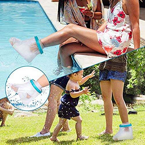 JIN 100% Reusable Waterproof Foot Cast Wound Cover Protector for Broken Surge...