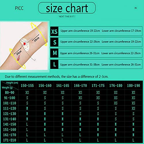 JIN Adult Kids Middle Arm Albow Shower Cast Cover Waterproof PICC Line Protec...