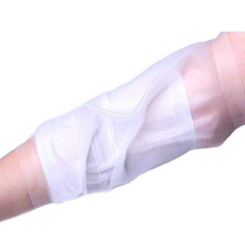 JIN Adult Kids Middle Arm Albow Shower Cast Cover Waterproof PICC Line Protec...