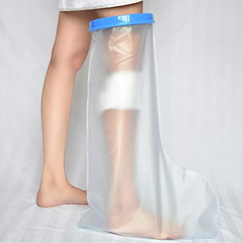 JIN Adult Leg Cast Covers Protector Wound Seal Tight Reusable Dry Bag for Inj...