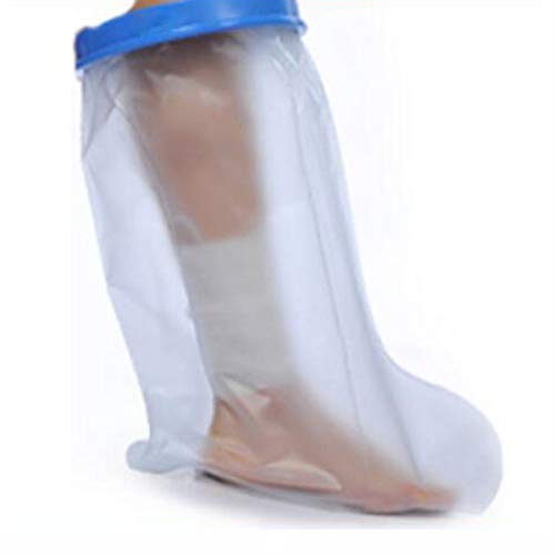 JIN Adult Leg Cast Covers Protector Wound Seal Tight Reusable Dry Bag for Inj...