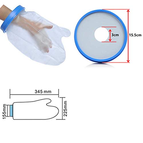 JIN Cast Cover for Shower Watertight Protection 100% Reusable Wound Burns Bar...