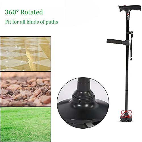 Folding Cane with Led Light, Adjustable Canes and Walking Sticks for Seniors,...