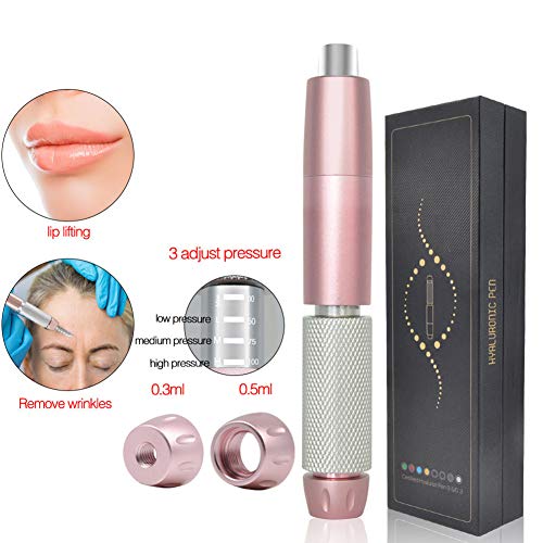 JINGBO 2 in 1 Hyaluron Pen, 0.3ML/0.5ML Hyaluronic Acid Syringe Pen Skin Care...