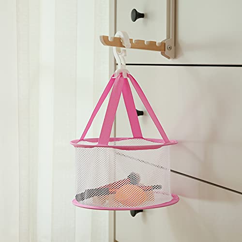 Jinhong 2pcs Hanging Mesh Drying Rack Basket 7.8 inch for Makeup Tools Cleani...