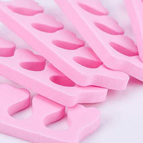 Jinxuny 50pcs Toe Separators Sponge Finger Divider Spacer Soft Foam Sponge Na...