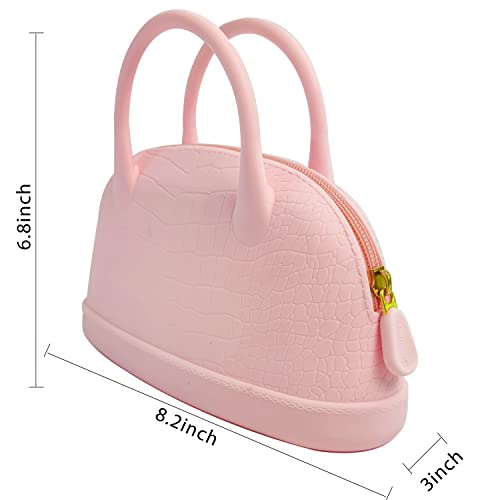 Jionkon Silicone Makeup Bag for Women ：Waterproof Cosmetic Bag for travel Fa...