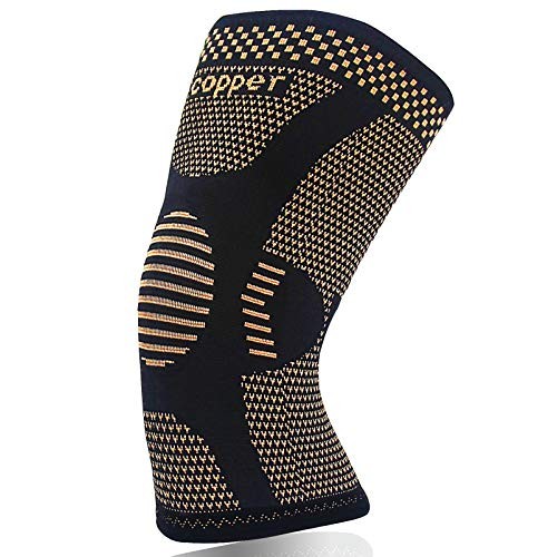 Copper Knee Brace for Arthritis Pain and Support-Copper knee sleeve Compressi...