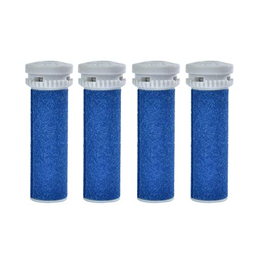 4 Pack Replacement Roller Refills Compatible with Scholl Express Pedi Foot Sm...