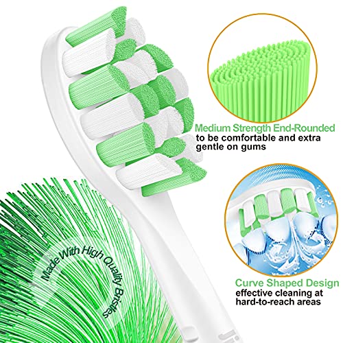 Jiuzhoudeal Replacement Brush Heads for Phillips Sonicare: Toothbrush Replace...