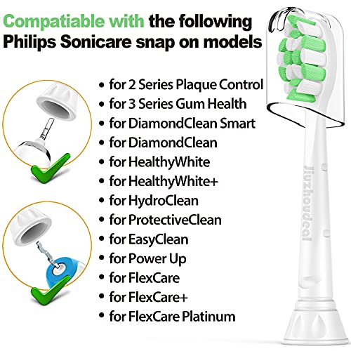 Jiuzhoudeal Replacement Brush Heads for Phillips Sonicare: Toothbrush Replace...