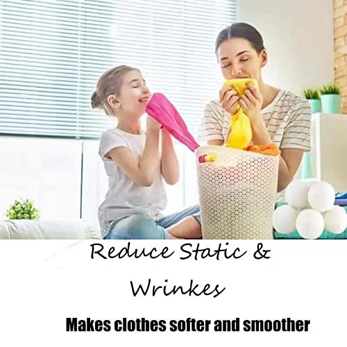 Jiwido Wool Dryer Balls Laundry Reusable Natural Organic Fabric Softener, Che...