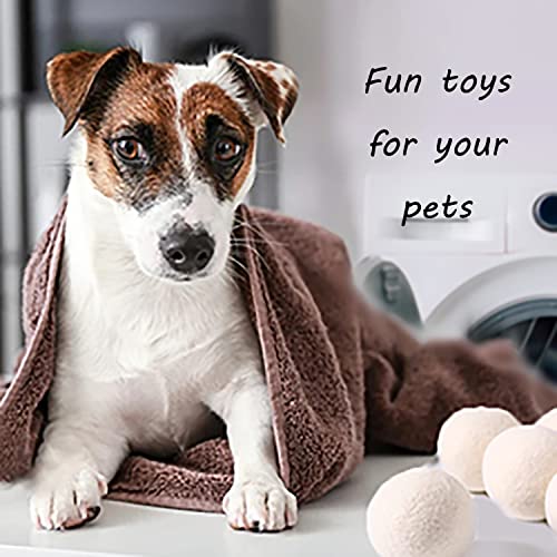 Jiwido Wool Dryer Balls Laundry Reusable Natural Organic Fabric Softener, Che...