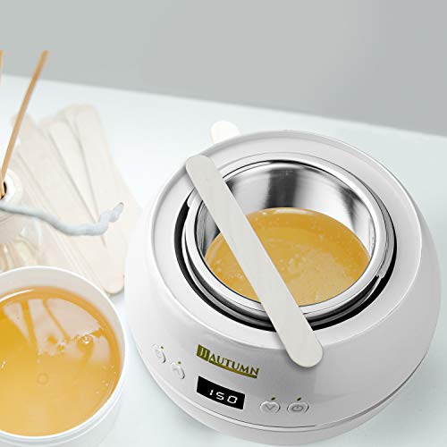 JJ Autumn Professional Wax Warmer for Hair Removal with Adjustable Time and T...