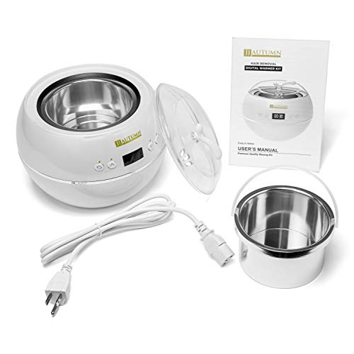 JJ Autumn Professional Wax Warmer for Hair Removal with Adjustable Time and T...