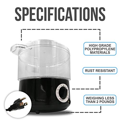 JJ CARE Hot Towel Warmer & Towel Steamer Portable for 12 Small Facial Towels,...