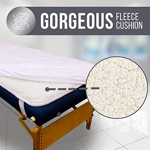 JJ CARE Massage Table Warmer 30" x 73"with 3 Heat Settings, 2-in-1 Massage Ta...