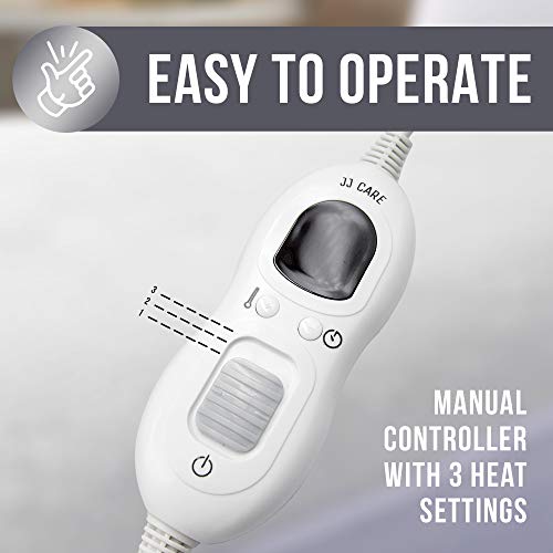 JJ CARE Massage Table Warmer 30" x 73"with 3 Heat Settings, 2-in-1 Massage Ta...