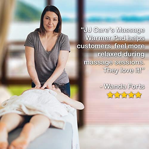 JJ CARE Massage Table Warmer 30" x 73"with 3 Heat Settings, 2-in-1 Massage Ta...