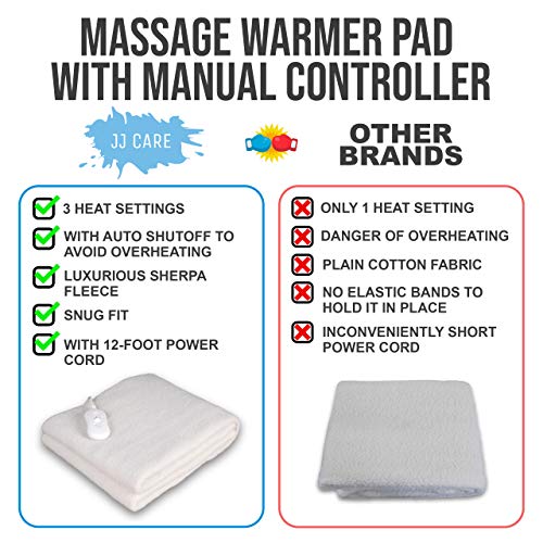 JJ CARE Massage Table Warmer 31x71 inches, Massage Table Heating Pad, Massage...