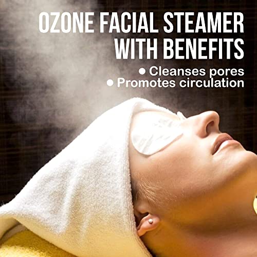 JJ CARE Tabletop Facial Steamer, Mini Facial Steamer for Salon and Spa, Ozone...