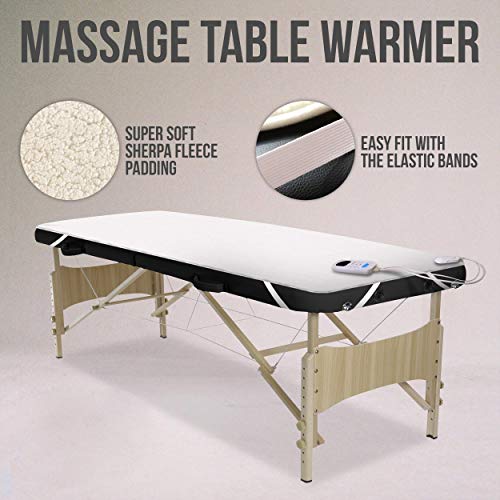 PREMIUM Massage Table Warmer - 31" x 71" with 5 Heat Settings, 12 Ft Cord and...
