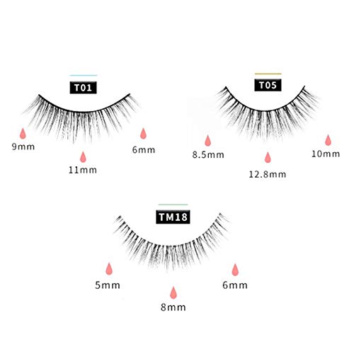 Magnetic Eyelashes Upgraded 3D Falses Eyelashes Kit Premium Magnetic Lash App...