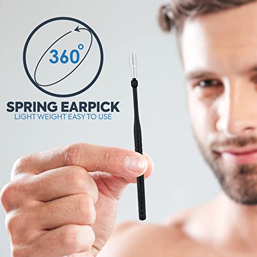 8 pcs Ear Pick, Ear Wax Removal Kit, plizer Homie Earwax Remover Set with Bru...