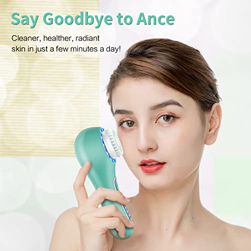 JLAA Electric Facial Cleansing Brush, Rechargeable IPX7 Waterproof Face Brush...