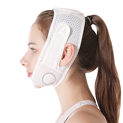 Face Slimming Strap, V Line Lifting Mask Double Chin Reducer Reusable Breatha...