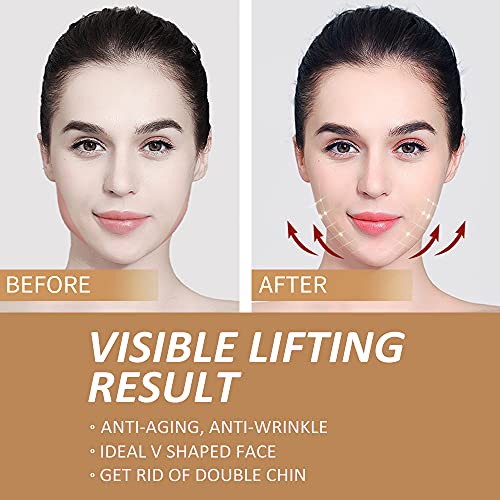 Full Face Lift Sleeping Belt, Reusable Facial Slimming Mask Cheek Chin Slimmi...