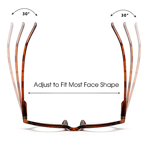JM Set of 4 Round Reading Glasses Spring Hinge Readers Men Women Glasses for ...
