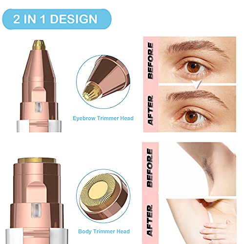 Eyebrow Razor,Face Hair Removal for Women, Hair Remover, (USB Rechargeable), ...