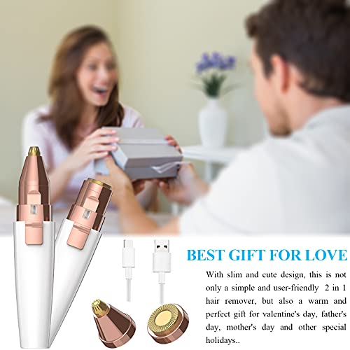 Eyebrow Razor,Face Hair Removal for Women, Hair Remover, (USB Rechargeable), ...