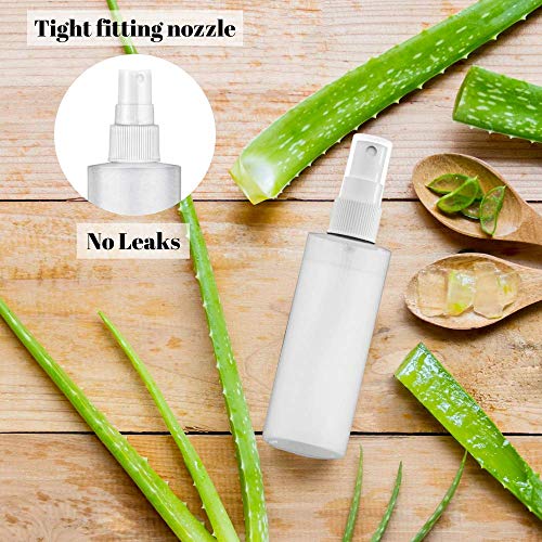 【Made In USA】Plastic Spray Bottle Fine Mist 4 Oz (120ml) – Refillable, Reus...