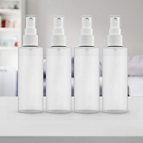 【Made In USA】Plastic Spray Bottle Fine Mist 4 Oz (120ml) – Refillable, Reus...