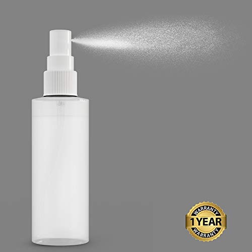 【Made In USA】Plastic Spray Bottle Fine Mist 4 Oz (120ml) – Refillable, Reus...