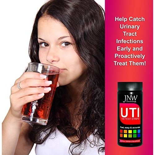 JNW Direct UTI Test Strips - 100 Urinary Tract Infection Urine Test Strips Ki...