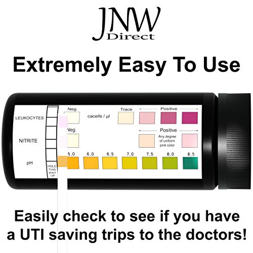 JNW Direct UTI Test Strips - 100 Urinary Tract Infection Urine Test Strips Ki...